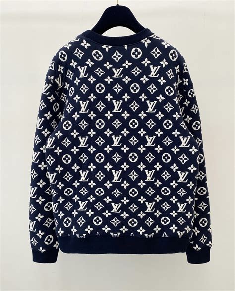 full monogram jacquard crew neck louis vuitton